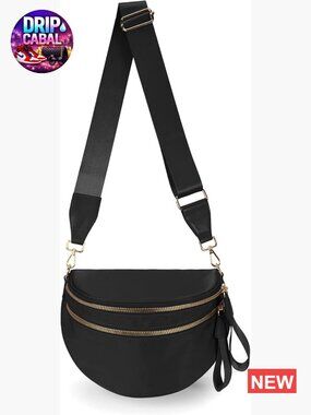 Nylon Crossbody Bag Bum Bag Handbag Trendy Shoulder Bag